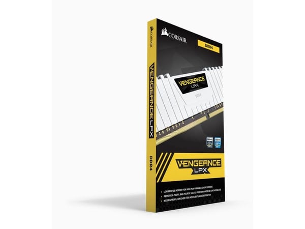 CORSAIR Vengeance LPX - DDR4 - sett - 32 GB: 2 x 16 GB - DIMM 288-pin - 3200 MT/s / PC4-25600 - CL16 - 1.35 V - ikke-bufret - ikke-ECC - hvit