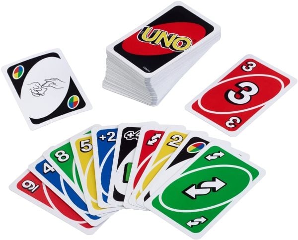 Mattel Games UNO, Kortspel, Kasta kort, 7 År, Familjespel