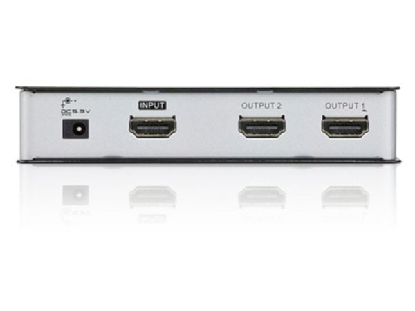 ATEN VS182A-AT-G, HDMI, 2x HDMI, 4096 x 2160 pikseliä, Musta, Metalli, 4K Ultra HD