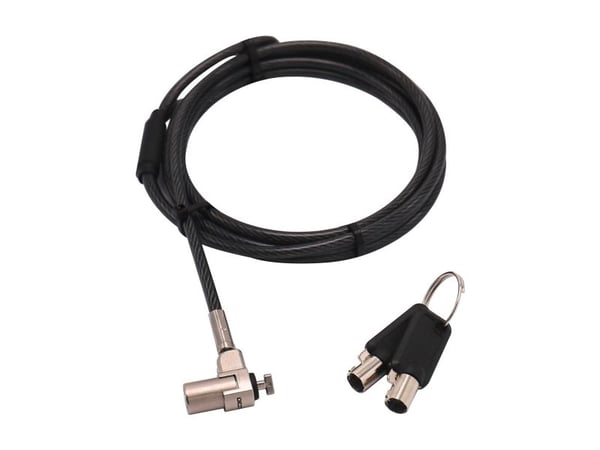 Dicota D31817, 2 m, Avain, Musta