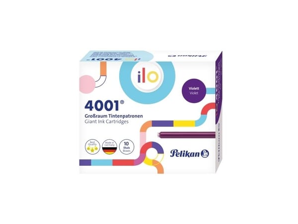Pelikan ilo 4001, Lilla, Fyllepenn, Tyskland, Boks, Pelikan ilo