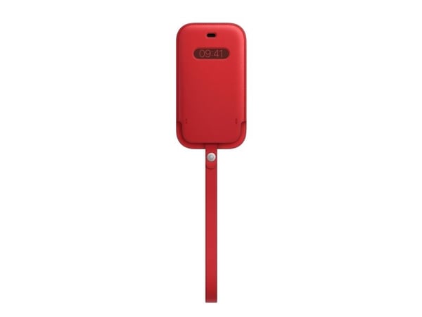Apple - (PRODUCT) RED - beskyttelsesmuffe for mobiltelefon - med MagSafe - lær - rød - for iPhone 12 mini