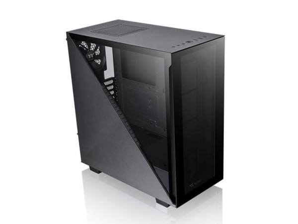 Thermaltake Divider 300 TG, Midi Tower, PC, Musta, ATX, mikro ATX, Mini-ITX, SPCC, Multi