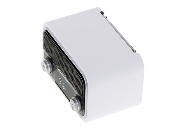 Adler AD 1185, Bärbar, FM, LCD, Micro-USB, USB Type-A, Vit, Monokromatiskt