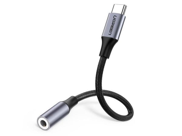 Ugreen 30632, Sort, USB C, 3.5mm, Hankjønn, Hunkjønn