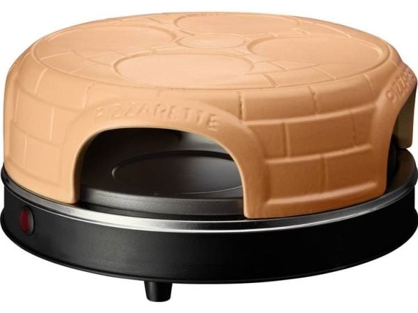 Emerio Pizzarette, 1 pizza(er), Sort, Brun, 1100 W, 220 - 240 V, 50 / 60 Hz, CE