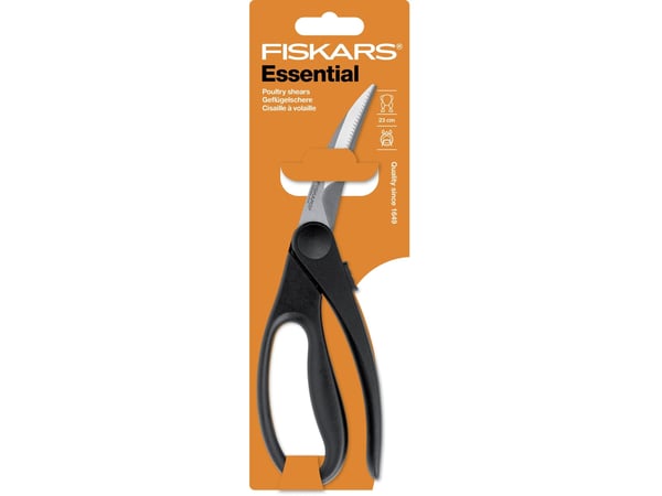 Fiskars Essential - Fjäderfäsax - 23 cm