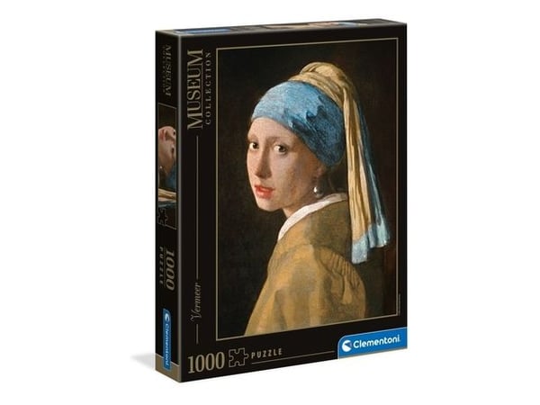 Clementoni-museon kokoelma - Vermeer: Tyttö helmikorvakorun kanssa - puslespil - 1000 stykkeriä