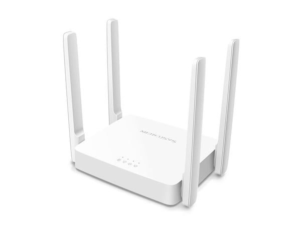 Mercusys AC10, Wi-Fi 5 (802.11ac), Dobbelbånd (2.4 GHz / 5 GHz), Ethernet/bredbåndsforbindelse, Hvit, Frittstående router