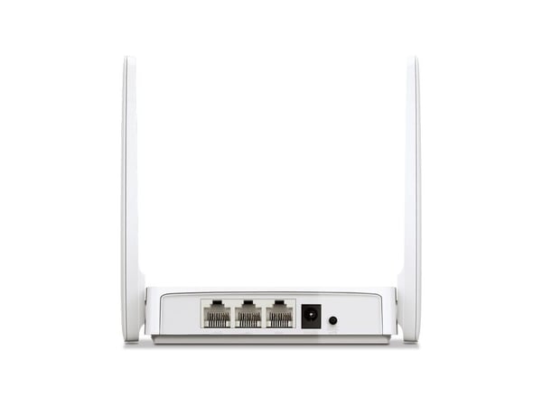 Mercusys AC10, Wi-Fi 5 (802.11ac), Dobbelbånd (2.4 GHz / 5 GHz), Ethernet/bredbåndsforbindelse, Hvit, Frittstående router