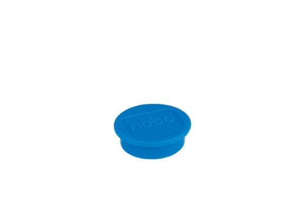 Nobo Whiteboard magneter 24 mm, pakke med 10 stk., Whiteboard-magnet, Blå, 24 mm, 16 mm, 24 mm, 120 mm