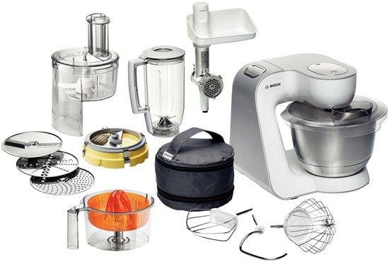 Bosch Styline MUM54251 - Kjøkkenmaskin - 900 W - hvit/sølv