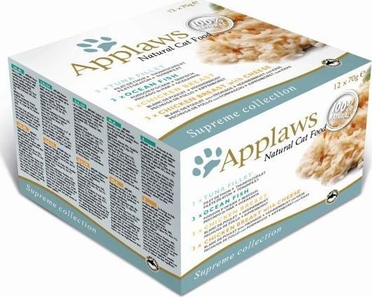 Applaws 5060333437398, Vuxen, Alla raser, Kyckling, Fisk, Tonfisk, 70 g