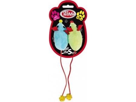 Aqua Nova PETNOVA 2 PUSH MUS.8X4CM KATTE-MUSESET-BL-YL-4 4254
