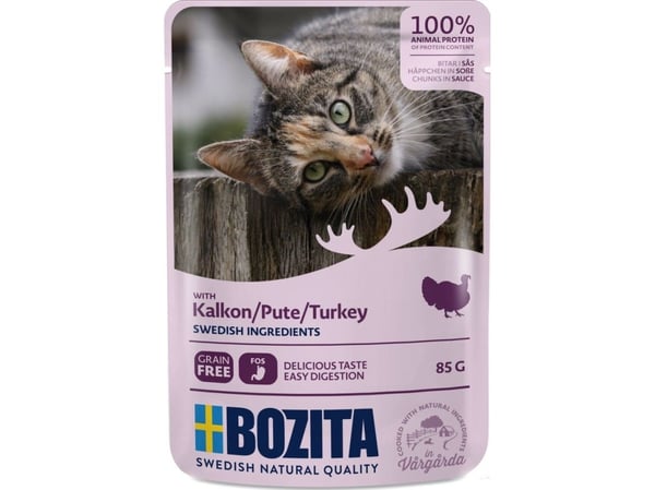 Bozita 3610, Voksen, Tyrkia, 85 g, Kornfritt