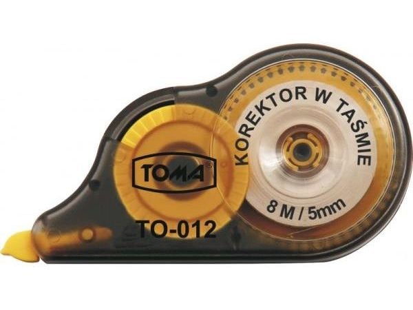 Korrektur i tape 8 m/5 mm med sideapplikator TOMA