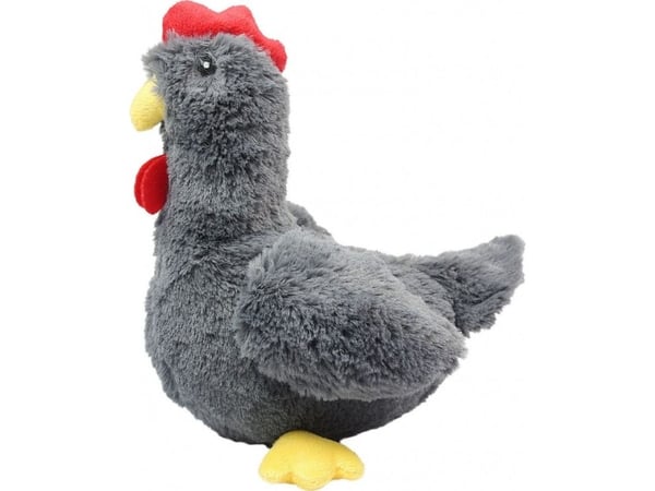 Aqua Nova PETNOVA PETNOVA PETNOVA PUSH HEN 34cm PLU-CHICKEN-GREY 4086