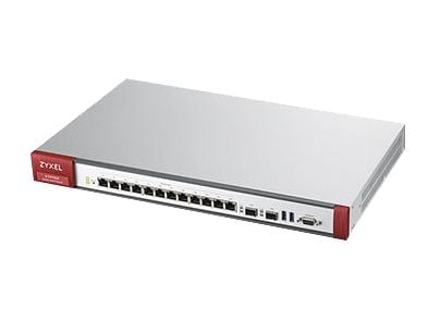 Zyxel ZyWALL ATP700 - Sikkerhetsapparat - med 1-års Gold Security Pack - 12 porter - 1GbE - H.323, SIP - 1U - skystyring - rackmonterbar