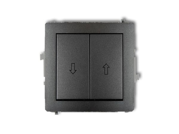 Karlik 11DWP-8, tasokytkin, grafiitti, IP20, 250 V, 10 A Karlik 11DWP-8, tasokytkin, grafiitti, IP20, 250 V, 10 A