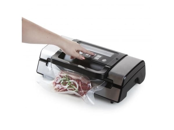 Domo DO331L, Sort, Sølv, -900 mbar, Marinering, Vakuumforsegling, Berøringskontroll, 1400 ml