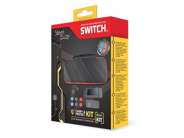 Steelplay Protection Kit 11 in 1 - Tilbehørssett for spillkonsoll - for Nintendo Switch