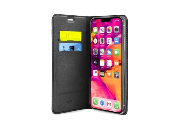 SBS TEBKLITEIP12MK, Plånbok, Apple, iPhone 12/12 Pro, 15,5 cm (6.1"), Svart