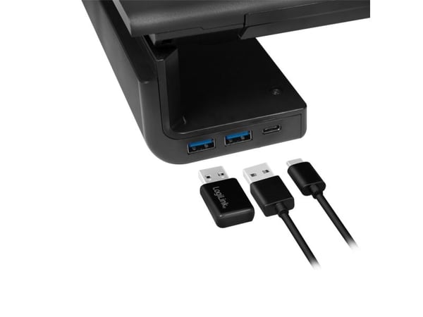 LogiLink BP0141, Multimediastativ, Svart, Metall, Plast, Universal, 25 kg, Instruktioner