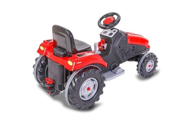 Jamara Ride On Tractor Big Wheel, 3 år, 4 hjul, Sort, Rød