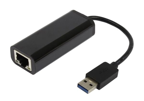 ALLNET ALL0173Gv2, USB Type-A 3.0, RJ-45, Sort
