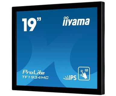 iiyama ProLite TF1934MC-B7X - LED-skjerm - 19" - åpen ramme - berøringsskjerm - 1280 x 1024 - IPS - 350 cd/m² - 1000:1 - 14 ms - HDMI, VGA, Display...