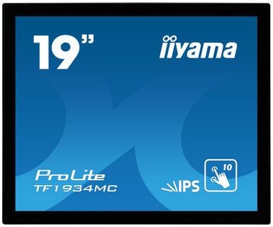 iiyama ProLite TF1934MC-B7X - LED-skjerm - 19" - åpen ramme - berøringsskjerm - 1280 x 1024 - IPS - 350 cd/m² - 1000:1 - 14 ms - HDMI, VGA, Display...
