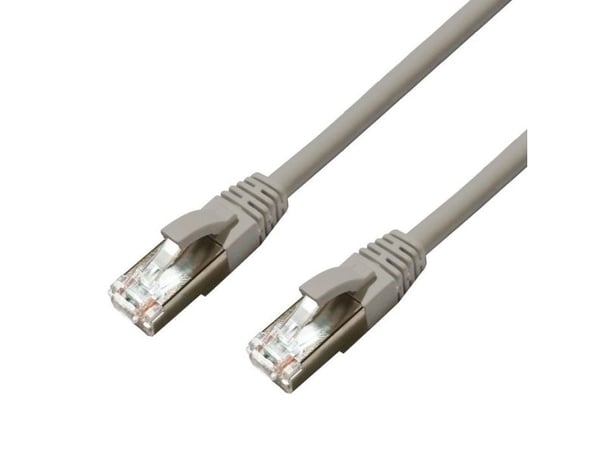 MicroConnect - Koblingskabel - RJ-45 (hann) til RJ-45 (hann) - 7.5 m - 6 mm - S/FTP - CAT 6a - halogenfri, innendørs, formstøpt, uten hindringer - grå