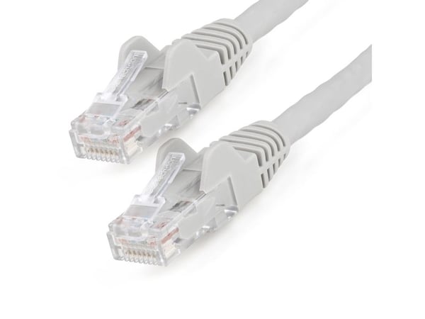 Startech 1m LSZH CAT6 Ethernet Cable, 10 Gigabit Snagless RJ45 100W PoE Network Patch Cord with Strain Relief, CAT 6 10GbE UTP, Grey, Individually ...
