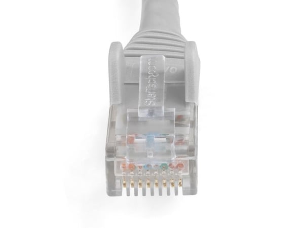 Startech 1m LSZH CAT6 Ethernet Cable, 10 Gigabit Snagless RJ45 100W PoE Network Patch Cord with Strain Relief, CAT 6 10GbE UTP, Grey, Individually ...