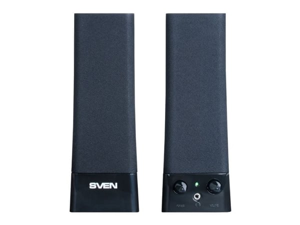 SVEN SV-0110235BK, 5-suuntainen, 2.0 kanavaa, Langallinen, 4 W, 100 - 20000 Hz, Musta