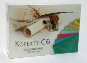 Pol-Mak C6 fargede konvolutter