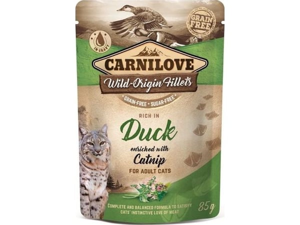 CARNILOVE CARNILOVE CAT p. 85g DUCK & CATNIP