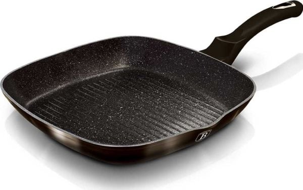 GRILLPANNER 28cm BERLINGER HAUS BH-6611 SHINY Sort