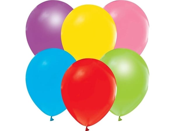 GoDan lateksballonger pastell 12" m/10 stk mix