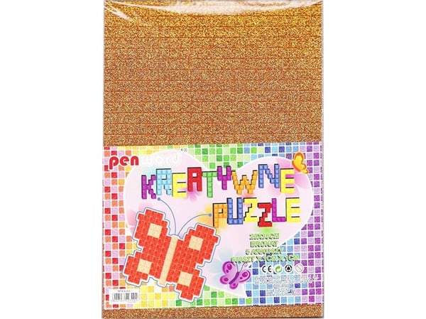 Polsirhurt Creative palapeli glitter - sekoitusvärit 20x30cm