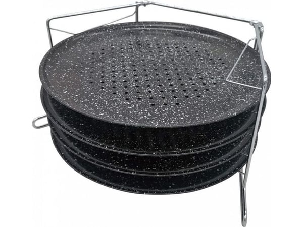 King Hoff pizzabakeformer 32,3 cm, 4 stk., sett