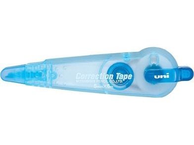 Uni Correction Tape - (nem tør korrigering. 5mm bred - indeholder 6 meter)