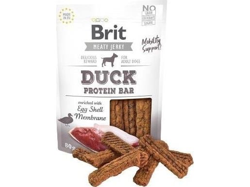 Brit Jerky Snack, Snacks, Hund, Adult (animal), And, 80 g, Sukkerfri