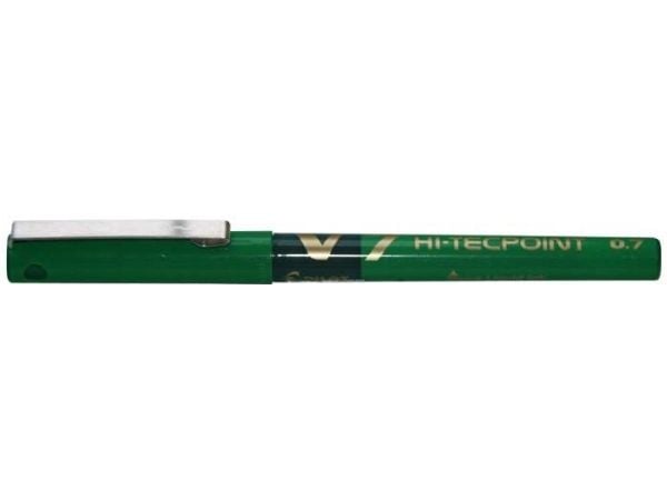 Pilot Hi-Tecpoint V7 - Rulleballpenn - grønn - 0.7 mm