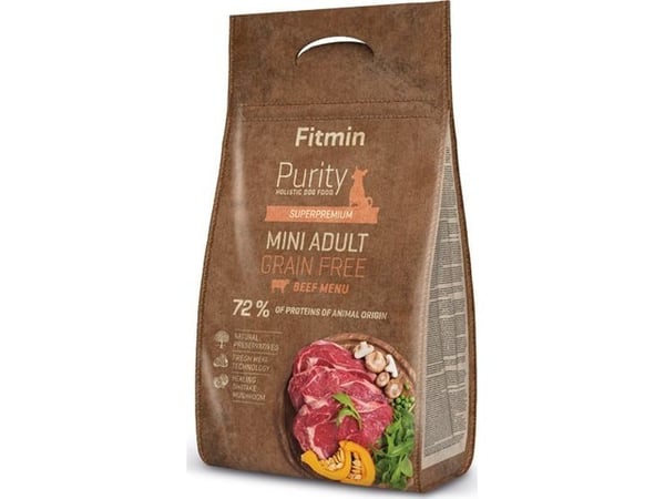 Fitmin Purity hund GF voksen minibiff 0,8 kg