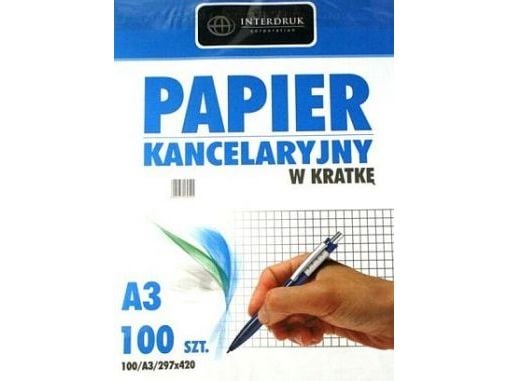 Interdruk Toimistotarvikkeet A3/100 arkkia