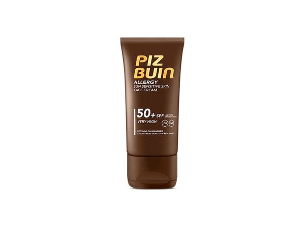 Piz Buin Allergy, Aurinkorasva, Kasvot, Tuubi, Kosteuttava, 50 ml, Aikuiset