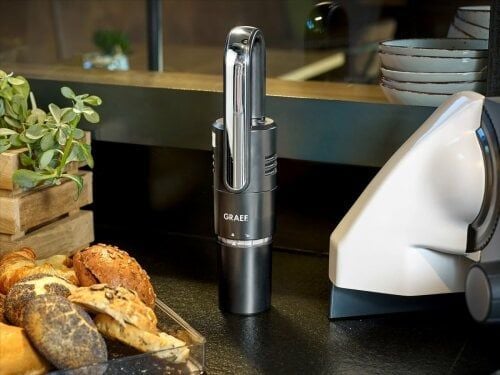 Graef CrumbChef KC 502, Tørr, HEPA, Filtrering, Uten pose, Svart, Batteri