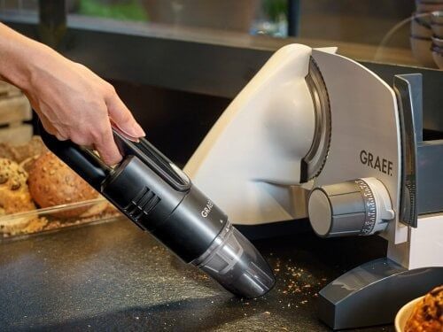 Graef CrumbChef KC 502, Tørr, HEPA, Filtrering, Uten pose, Svart, Batteri