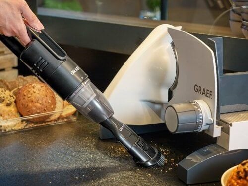 Graef CrumbChef KC 502, Tørr, HEPA, Filtrering, Uten pose, Svart, Batteri